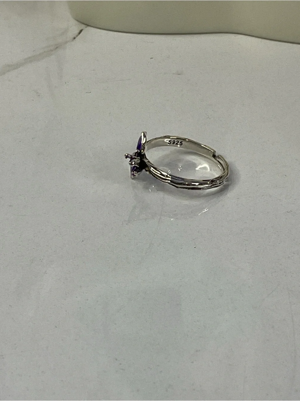 🌟🌟 S925 Sterling Silver Flower Ring